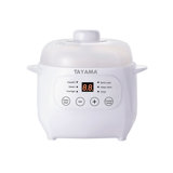 1 Qt. White Mini Ceramic Stew Cooker With Pre-settings And Built-in Timer