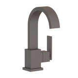 Secant Single Hole Bathroom Faucet with Drain Assembly