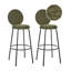 Byng Upholstered Counter Stool with Metal Frame-1891949422