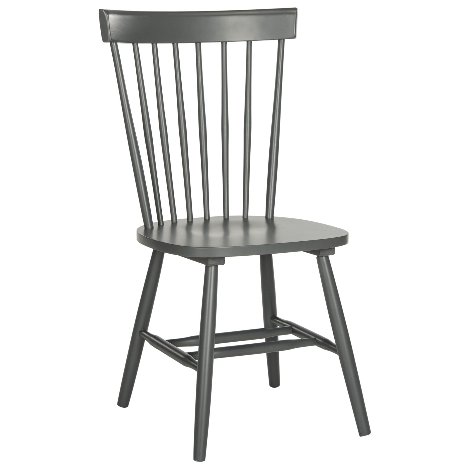 Matanna Oak Dining Chair, Charcoal Gray