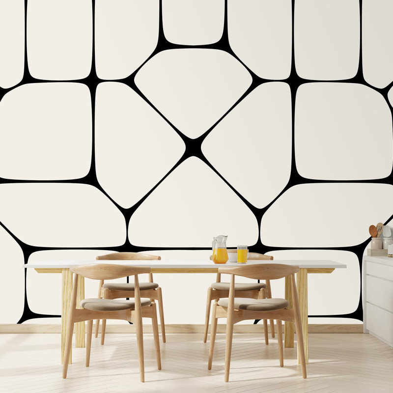 Geometric Peel & Stick Geometric Border, 120" L x 144" W