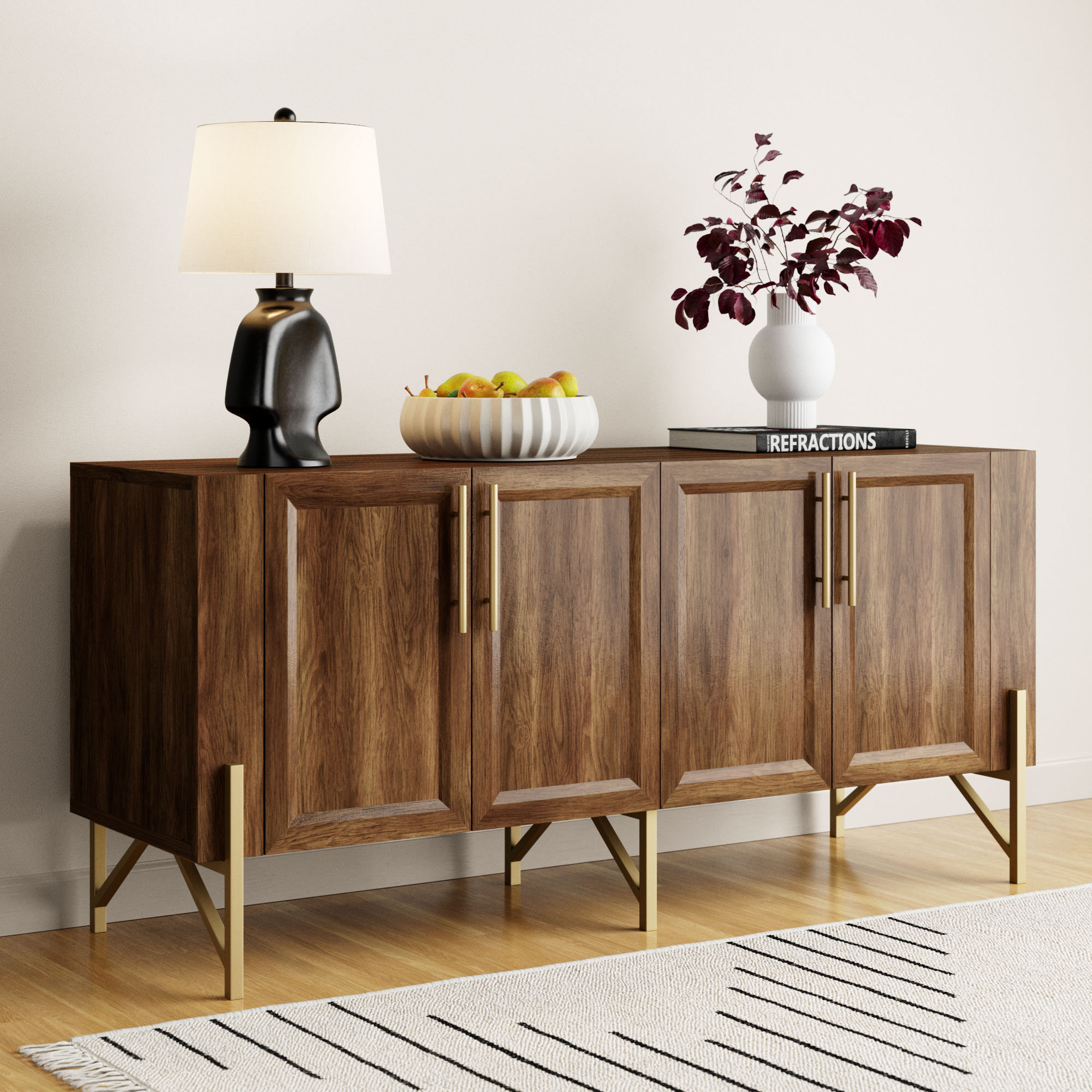 Mercer41 Mehpare 59'' Media Center & Reviews | Wayfair