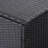CorLiving 46'' W 81 Gallons Water Resistant Wicker Deck Box in Black