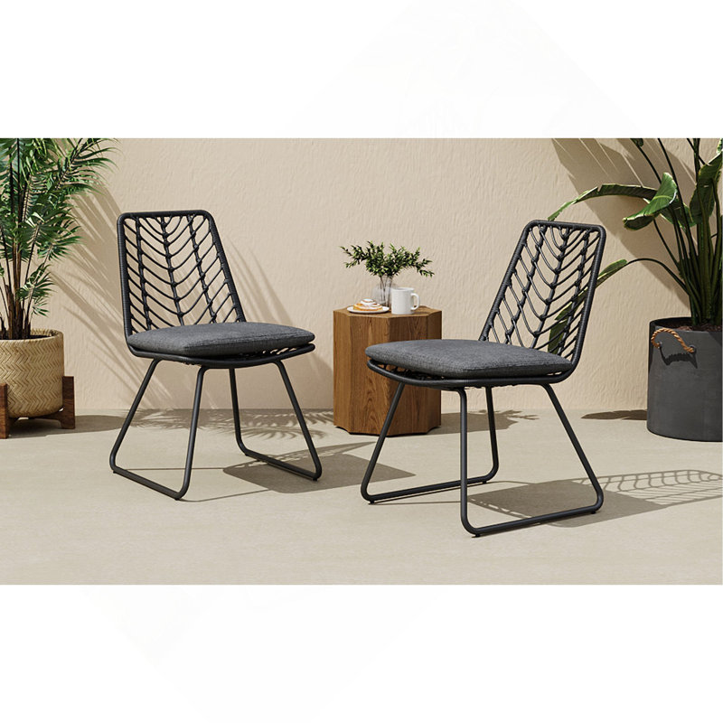 DEJA CHAIR, 2PCS avec 2 coussins, gris