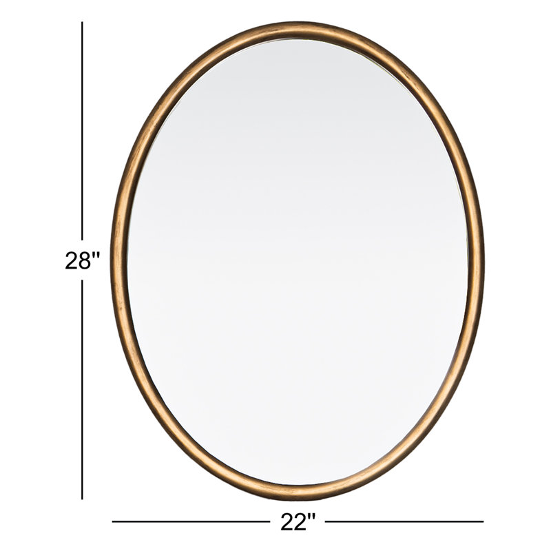 Yaziel Solid Wood Frame Mirror