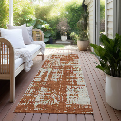 Tapis intérieur / extérieur mâle avec envers antidérapant