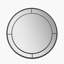 Iron Round Mirror-98249893