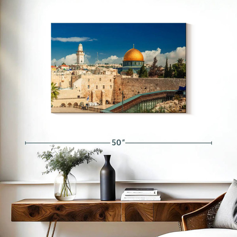 Kavia Old Jerusalem Landmarks, 24" H x 36" W