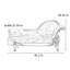 Chaise en bois massif tendance et luxueuse.-107387558