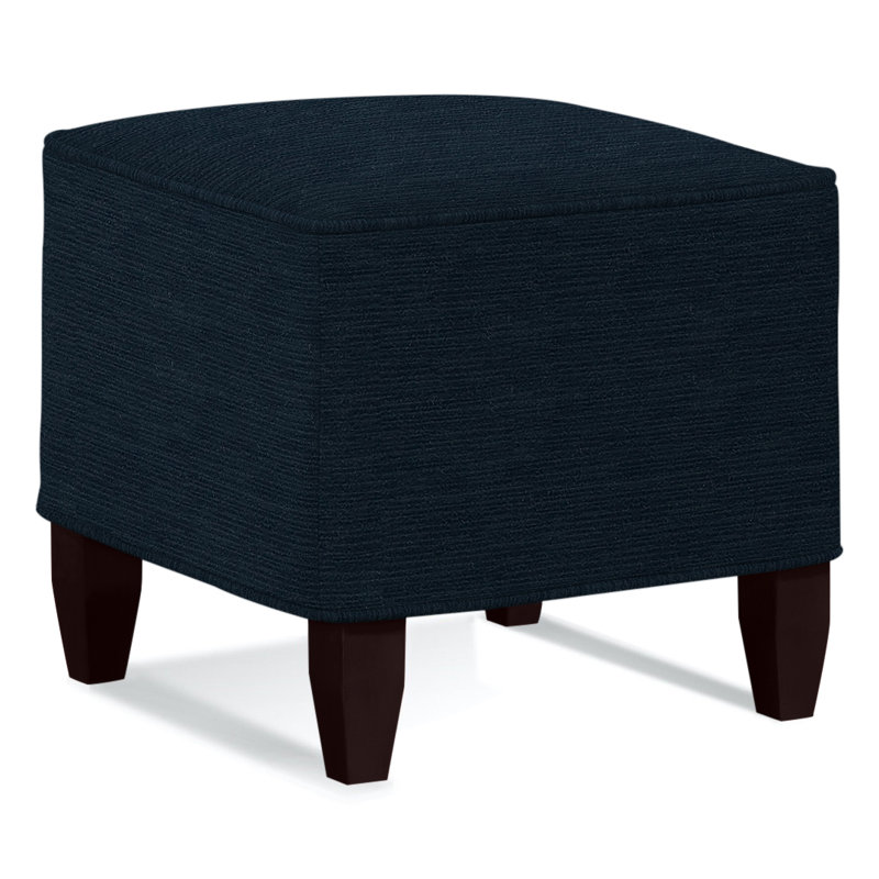 Brooklyn Square Ottoman, Brown Geometric, 0456-33, Java