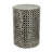 D14x20" Round Accent Capiz Stool