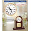 Horloge en bois de cerisier personnalisée-110805293
