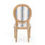 Chaise d'appoint rembourrée à dossier Roi Louis Jair-901109070
