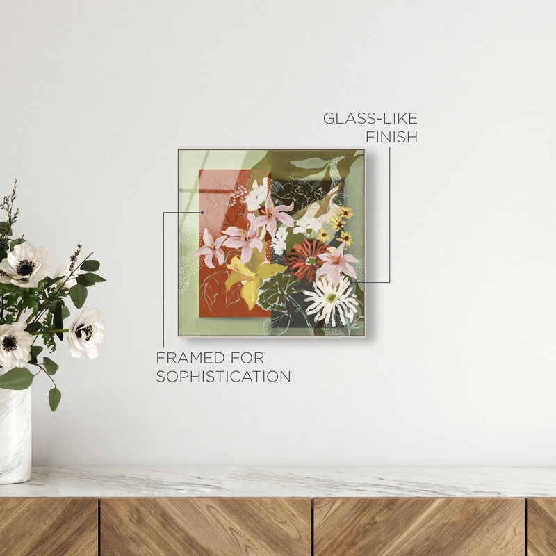 Parts Of Me Print by Oliver Gal, 31"H x 31"W, Silver Floater Frame