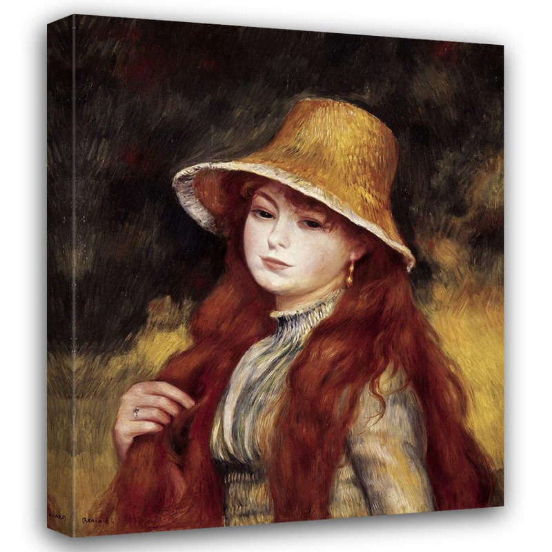 Art sur toile, Renoir, Pierre, Auguste, H 23 po x l 20 po