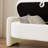 Ottoman Oval Storage Bench 3D Lamb Fleece Fabric  Bench-1479316333