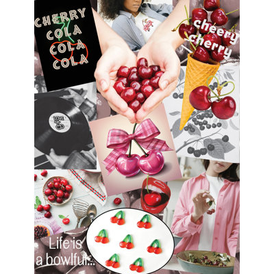 «Life is a Bowl Full of Cherries Mood Board» par Grotto Studios
