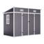 8ft W x 4ft D Pent Plastic Tool Shed