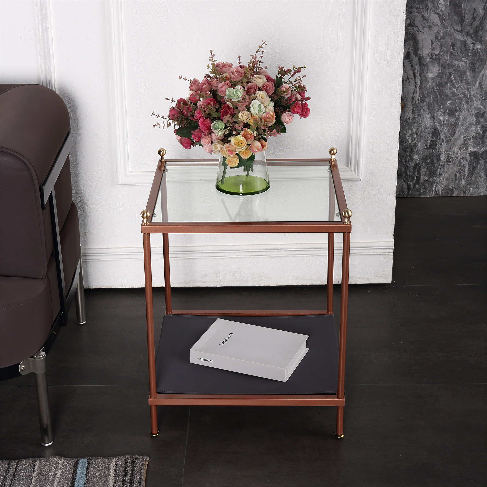 Everly Quinn Glass Top Coffee Table Wayfair