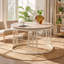 Table basse Wabi-Sabi l 27,5 po x P 27,5 po x H 15,3 po