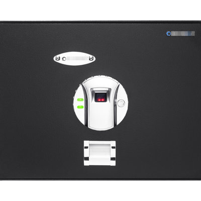 11.55 In. Depth Biometric Security Safe, 23 Cu Ft - Secure Build Deep Steel