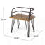 Chaise en bois et métal (ensemble de 2)