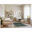 Machine Washable Overdyed Green Area Rug-268078698