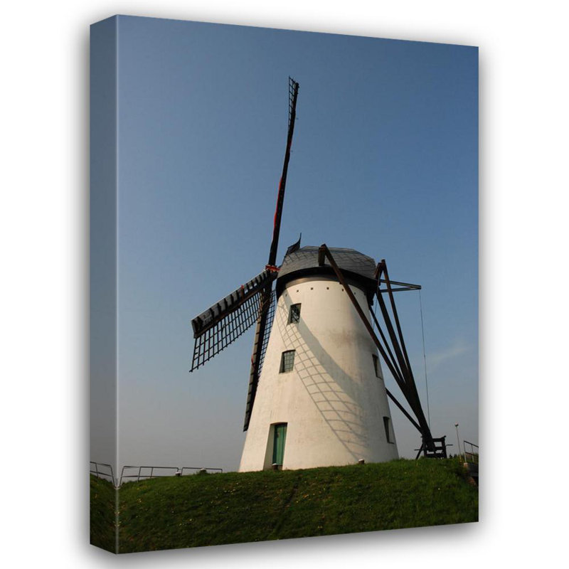 Moulin à vent en Belgique, H 18 po x l 12 po