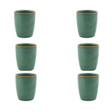 Gemstone Jade Stoneware Espresso Cup