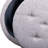Fully Assembled Round Linen Blend Storage Ottoman with Tassel Trim-517635224