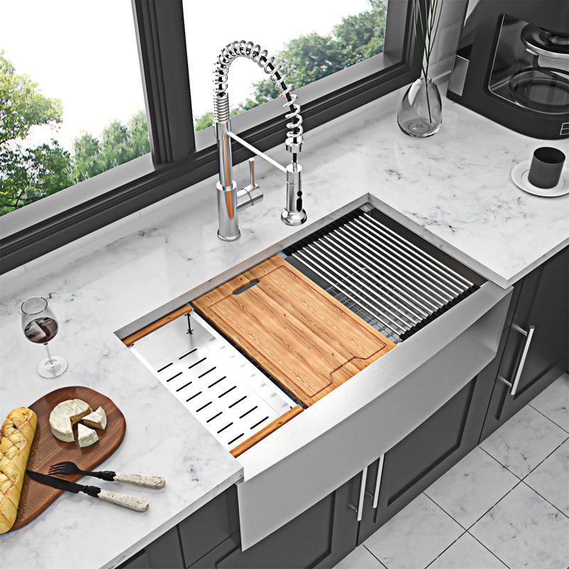 Farmhouse Apron Front Kitchen Sink