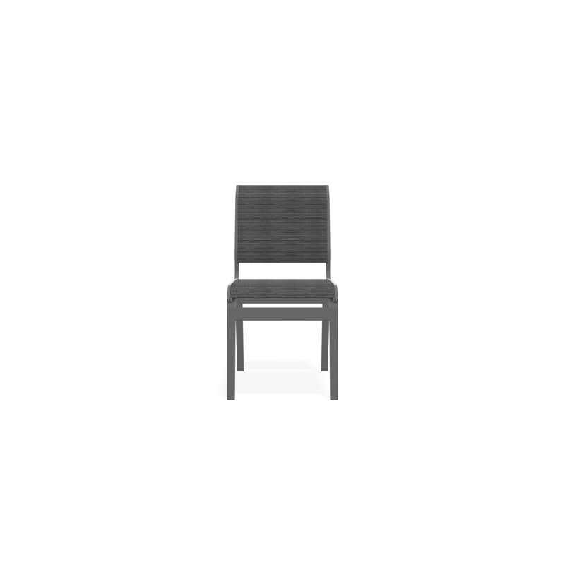 Aruba II Outdoor Dining Chair, Graphite, Mavi