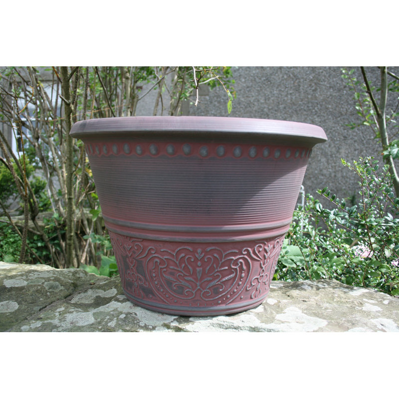 Sagamore Planter, Black/Maroon