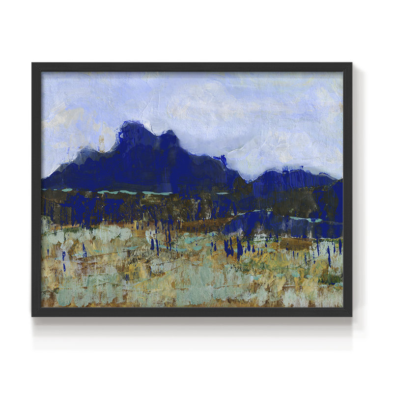 Altiplano I -Framed Print - Restickable, 11" H x 14" W, Black