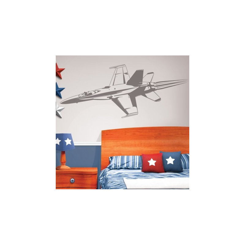 Décalcomanie murale occultante soudaine à jet de fighter Camo