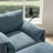 37" Single Sofa With Storage Ottoman