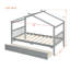 Lit simple en bois avec tiroirs, gris-1012408812