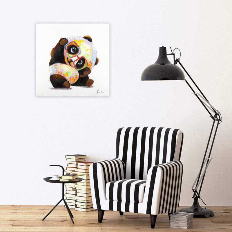 Acrylbild Hipster Panda