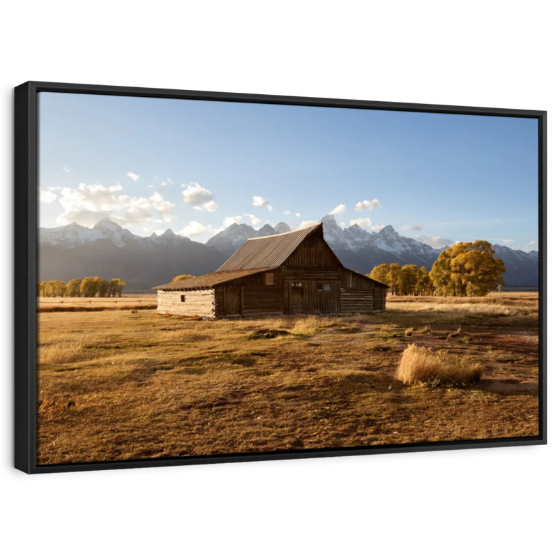 Places "Wyoming Moulton Barn, reproduction sur toile", H 25 po x l 37 po