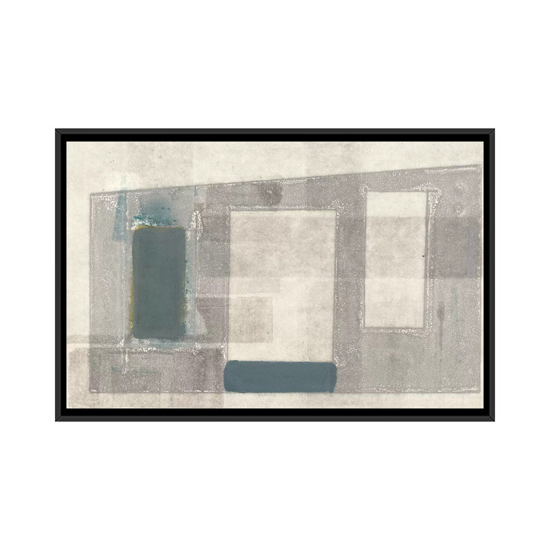 «Piazza», reproduction sur toile, Toile avec cadre noir, H 32 po x l 48 po x P 1,5 po