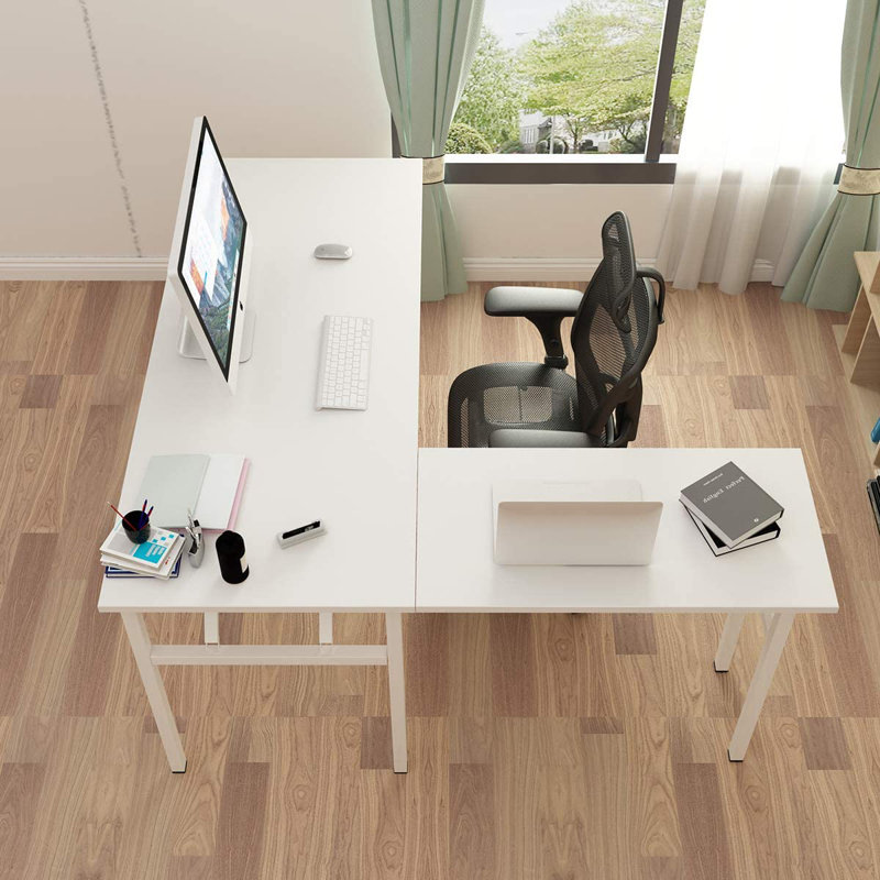 Clements Reversible L-Shape Desk, White