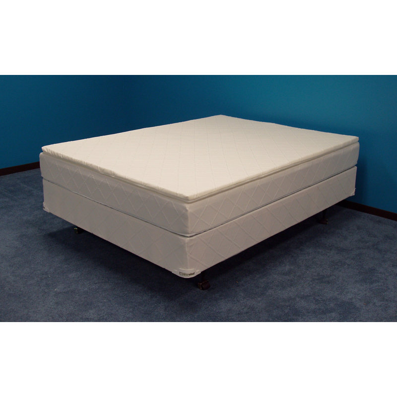 Matelas pour lit d'eau à rebord profond sans ondulation 21 po Futura, Grand
