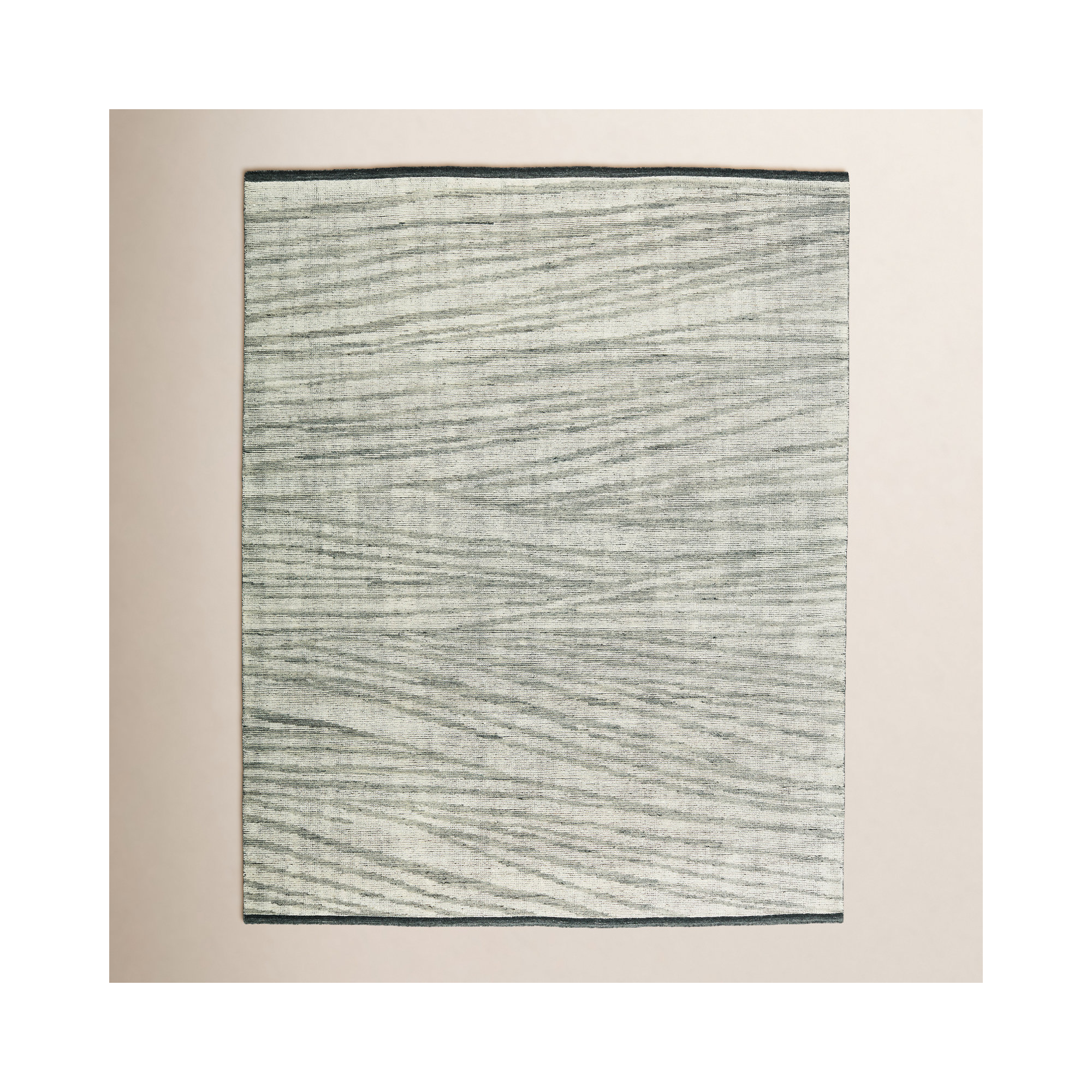 Westergard Handmade Wool Gray Rug, Rectangle 8' x 10'