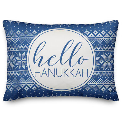  Housse de coussin Hello Hanukkah