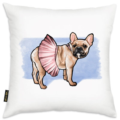  Coussin rose Tutu Frenchie