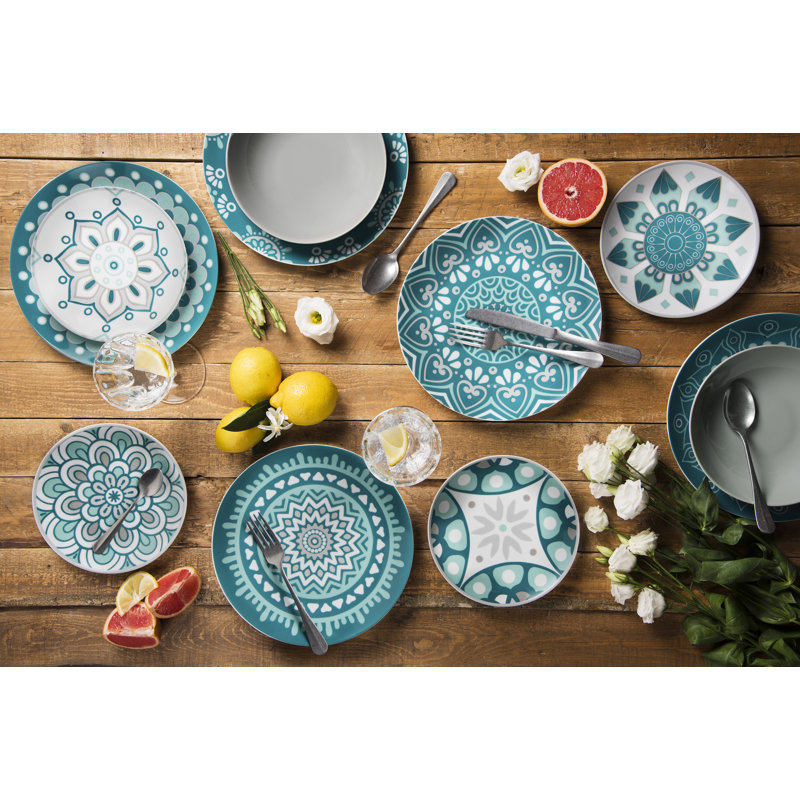 Mandala Piece Dinnerware Set - Service for 6