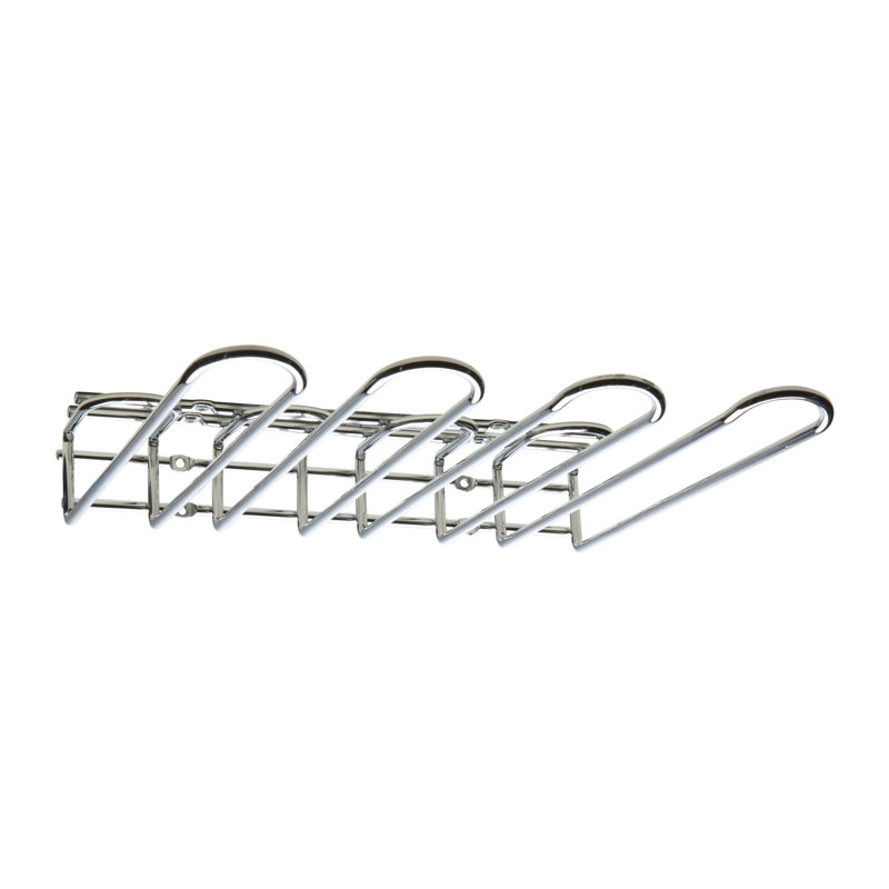Wall Mounted Wine Glass Rack in Chrome