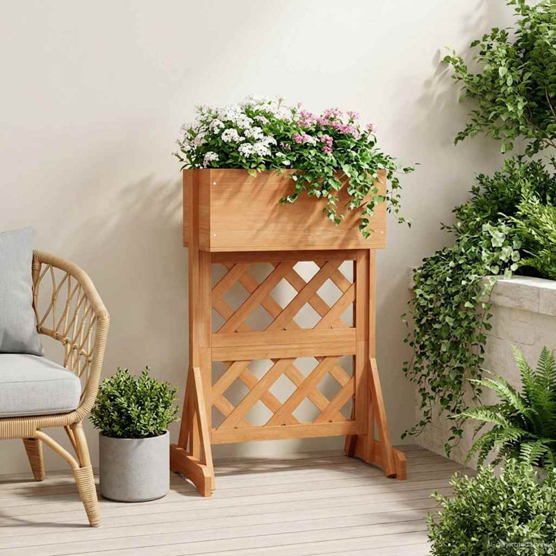 Wood Planter, Brown