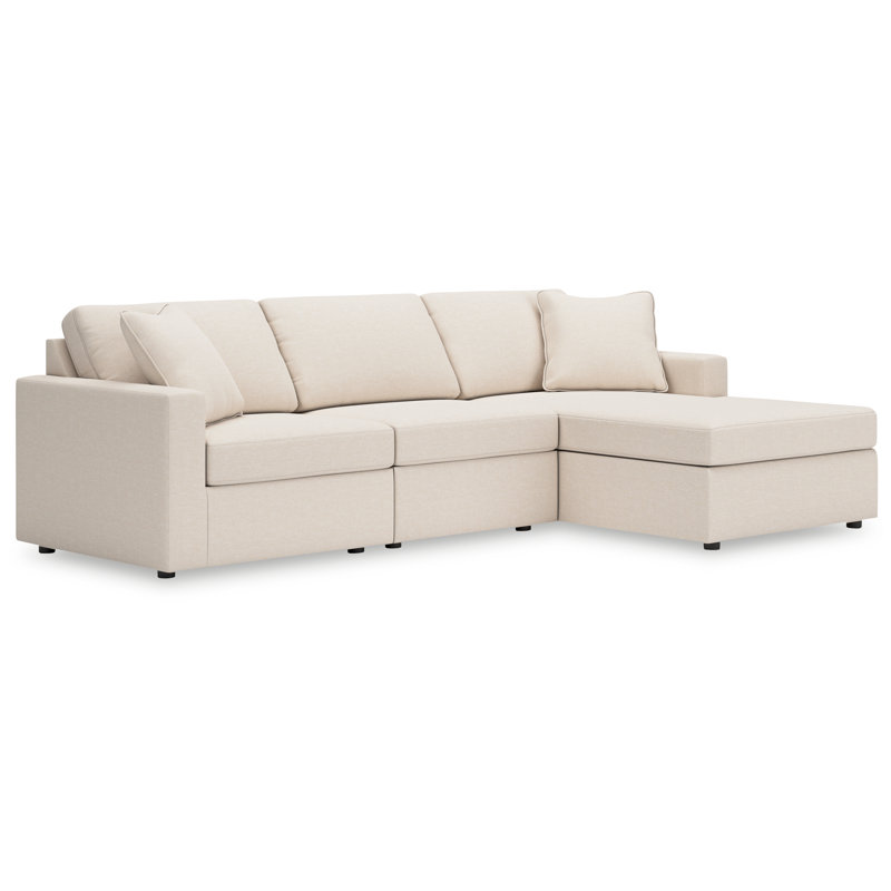 Modmax 3-Piece Sectional with Chaise, Right Hand Facing