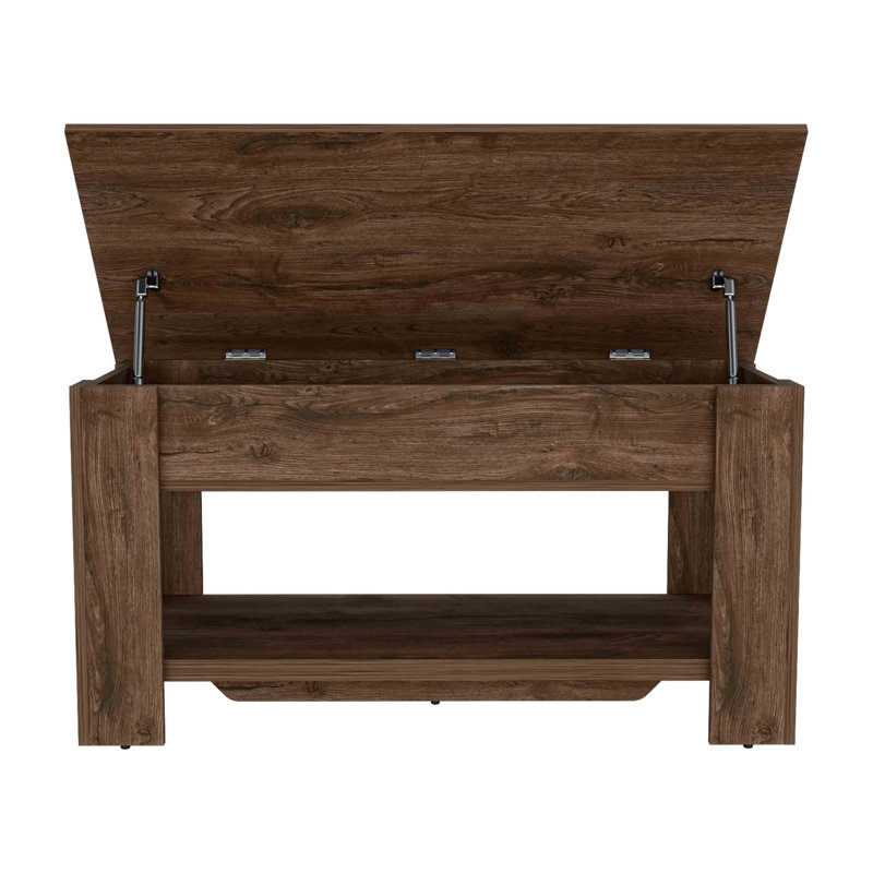 Storage Table, Four Legs, Lower Shelf